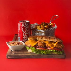 PROMO SANDWICH + PAPAS + BEBIDA